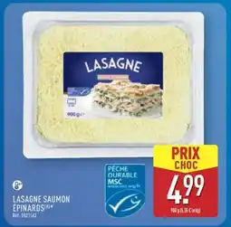 ALDI Lasagne saumon épinards offre