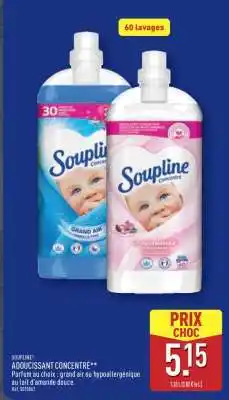 ALDI SOUPLINE Adoucissant concentré offre
