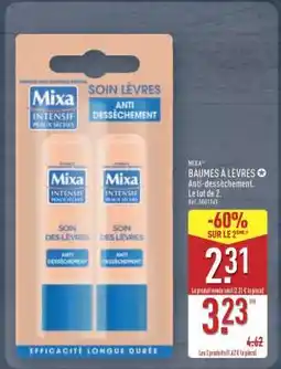 ALDI Mixa Baumes à Lèvres offre