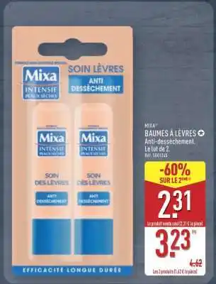 ALDI Mixa Baumes à Lèvres offre