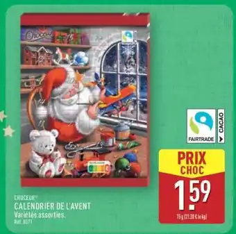 ALDI CHOCEUR CALENDRIER DE L'AVENT offre
