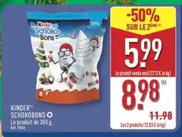 ALDI KINDER Schokobons offre
