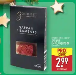 ALDI GOURMET FINEST CUISINE SAFRAN EN FILAMENTS offre