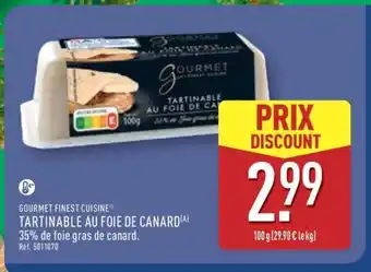 ALDI Tartinable au foie de canard offre