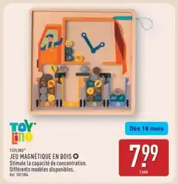ALDI JEU MAGNÉTIQUE EN BOIS offre