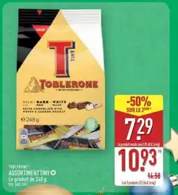 ALDI TOBLERONE ASSORTIMENT TINY offre
