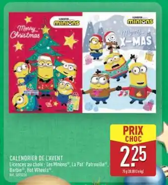 ALDI Calendrier De L'avent offre
