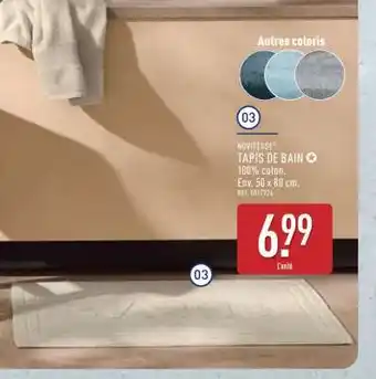 ALDI NOVITESSE TAPIS DE BAIN offre