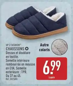 ALDI Chaussons offre