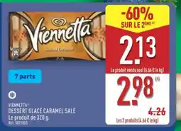 ALDI VIENNETTA DESSERT GLACÉ CARAMEL SALÉ offre