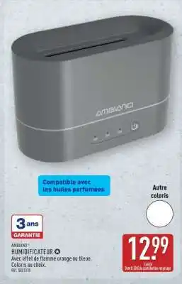 ALDI HUMIDIFICATEUR AMBIANO offre