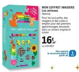 E.Leclerc MON COFFRET IMAGIERS Les animaux offre