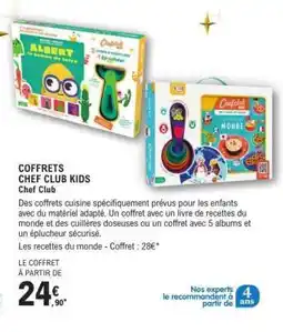 E.Leclerc COFFRETS CHEF CLUB KIDS offre