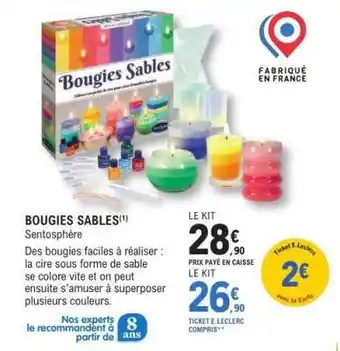 E.Leclerc BOUGIES SABLES offre
