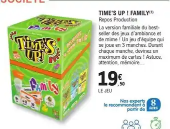 E.Leclerc Time's Up Family offre