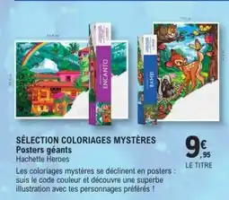 E.Leclerc SÉLECTION COLORIAGES MYSTÈRES Posters géants offre