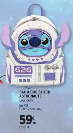 E.Leclerc SAC À DOS STITCH ASTRONAUTE offre