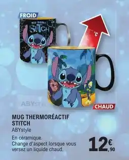 E.Leclerc MUG THERMORÉACTIF STITCH offre