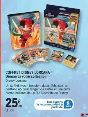 E.Leclerc COFFRET DISNEY LORCANA offre