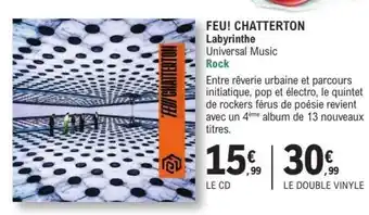 E.Leclerc FEU! CHATTERTON - Labyrinthe offre