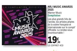 E.Leclerc NRJ MUSIC AWARDS 2025 offre