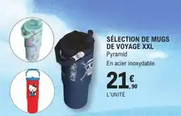 E.Leclerc SÉLECTION DE MUGS DE VOYAGE XXL offre