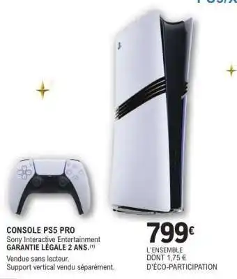 E.Leclerc CONSOLE PS5 PRO offre
