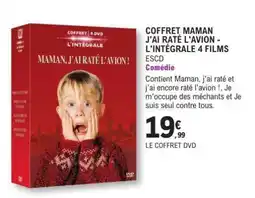 E.Leclerc COFFRET MAMAN J'AI RATÉ L'AVION - L'INTÉGRALE 4 FILMS offre