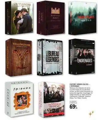 E.Leclerc COFFRET SÉRIES CULTES - L'INTÉGRALE offre
