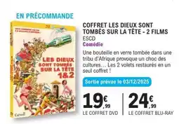 E.Leclerc COFFRET LES DIEUX SONT TOMBÉS SUR LA TÊTE - 2 FILMS offre