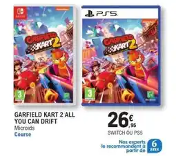 E.Leclerc GARFIELD KART 2 ALL YOU CAN DRIFT offre