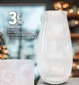 E.Leclerc VASE STRIÉ offre