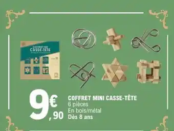E.Leclerc COFFRET MINI CASSE-TÊTE offre