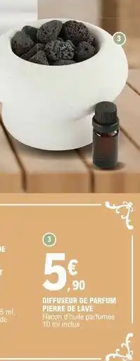 E.Leclerc DIFFUSEUR DE PARFUM PIERRE DE LAVE offre