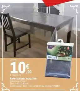 E.Leclerc NAPPE CRISTAL PAILLETTES offre