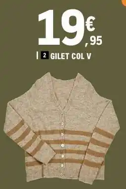 E.Leclerc GILET COL V offre