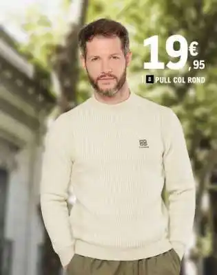 E.Leclerc PULL COL ROND offre