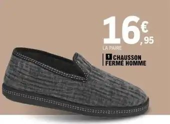 E.Leclerc Chausson Ferme Homme offre