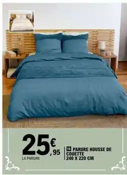 E.Leclerc Parure housse de couette offre