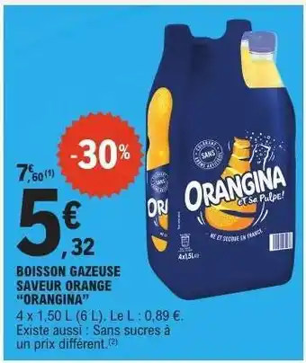 E.Leclerc ORANGINA offre