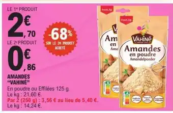 E.Leclerc Amandes Vahiné offre