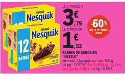 E.Leclerc BARRES DE CÉRÉALES NESTLE offre