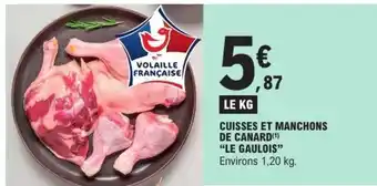 E.Leclerc Cuisses et manchons de canard LE GAULOIS offre