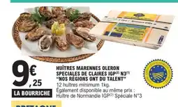 E.Leclerc Huîtres Marennes Oléron offre