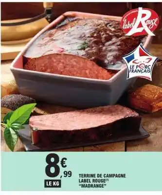 E.Leclerc Terrine De Campagne Label Rouge offre