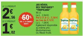 E.Leclerc Jus Réveil des Tropiques 'Tropicana' offre