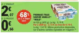 E.Leclerc FROMAGE FRAIS SAVEUR VANILLE 'MALO' offre