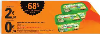 E.Leclerc Primevère Tartine Doux 55% Mat. Gr offre