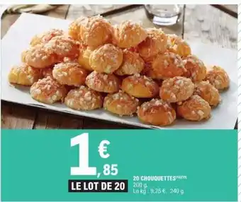 E.Leclerc LE LOT DE 20 offre