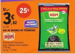 E.Leclerc SAC DE GRAINES DE TOURNESOL offre